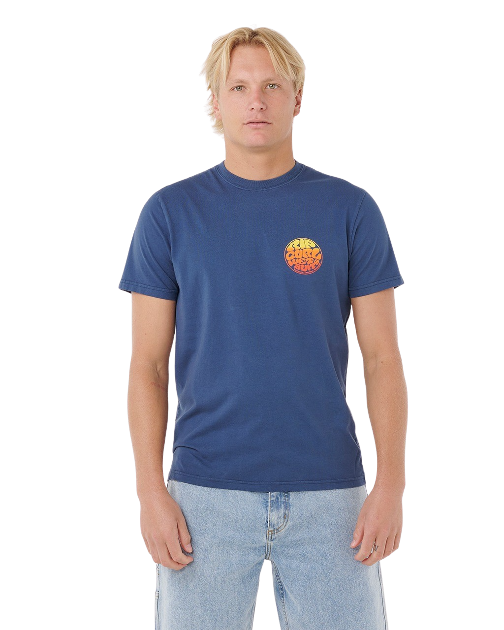 Wettie Passage Icon T-Shirt in Light Navy