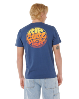 Wettie Passage Icon T-Shirt in Light Navy