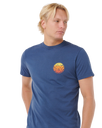 Wettie Passage Icon T-Shirt in Light Navy
