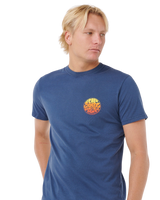 Wettie Passage Icon T-Shirt in Light Navy