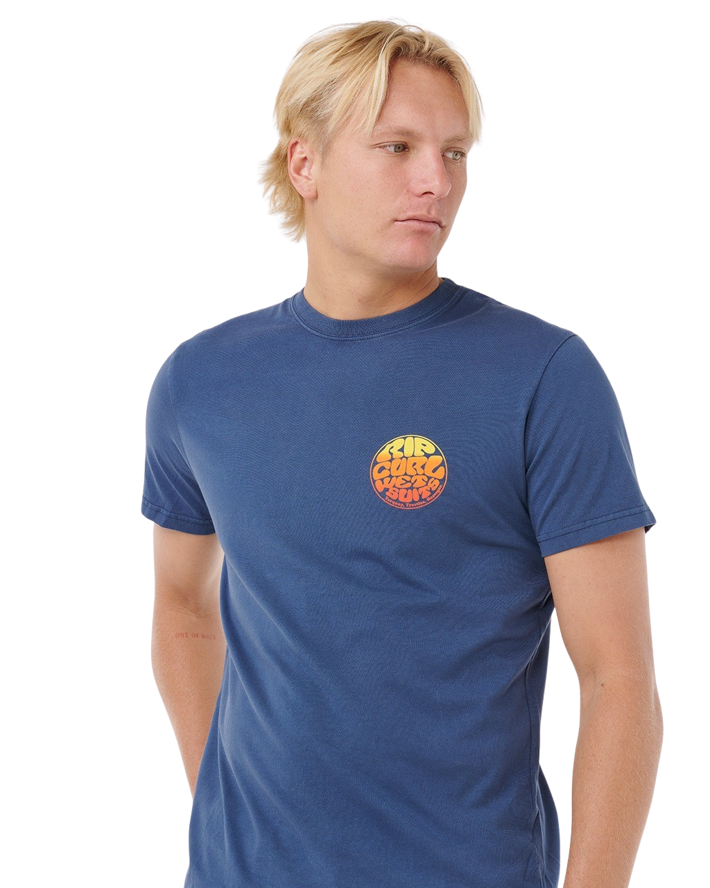 Wettie Passage Icon T-Shirt in Light Navy