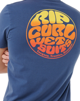 Wettie Passage Icon T-Shirt in Light Navy