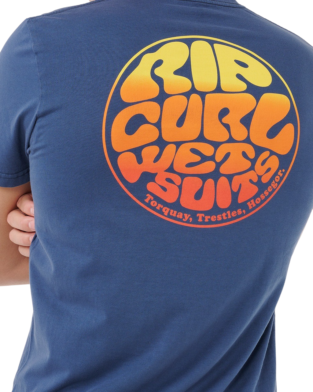 Wettie Passage Icon T-Shirt in Light Navy