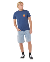 Wettie Passage Icon T-Shirt in Light Navy