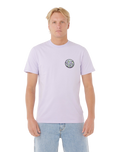Wettie Passage Icon T-Shirt in Iced Lavender