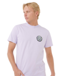 Wettie Passage Icon T-Shirt in Iced Lavender