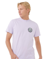 Wettie Passage Icon T-Shirt in Iced Lavender