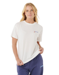 The Rip Curl Womens Artist Of The Search Summer T-Shirt in Bone