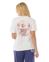 The Rip Curl Womens Artist Of The Search Summer T-Shirt in Bone