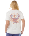 The Rip Curl Womens Artist Of The Search Summer T-Shirt in Bone