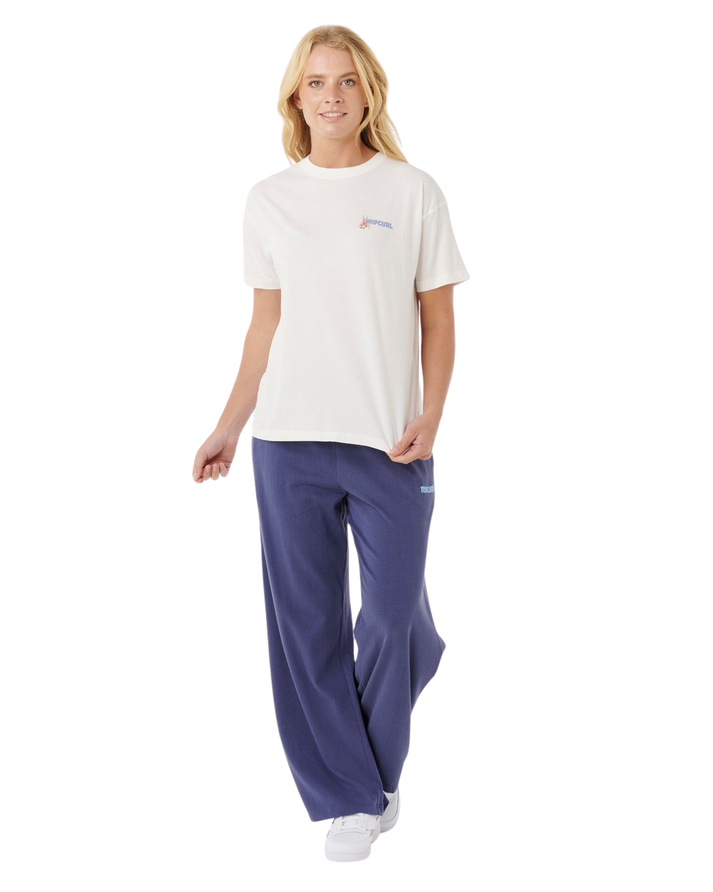 The Rip Curl Womens Artist Of The Search Summer T-Shirt in Bone