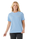 Summer Relaxed T-Shirt in Mid Blue