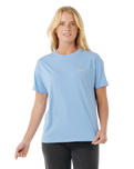 Summer Relaxed T-Shirt in Mid Blue