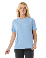 Summer Relaxed T-Shirt in Mid Blue