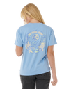 Summer Relaxed T-Shirt in Mid Blue