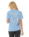 Summer Relaxed T-Shirt in Mid Blue