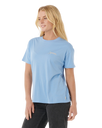 Summer Relaxed T-Shirt in Mid Blue
