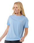 Summer Relaxed T-Shirt in Mid Blue