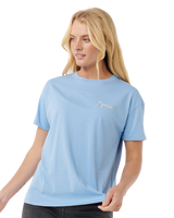 Summer Relaxed T-Shirt in Mid Blue