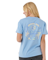 Summer Relaxed T-Shirt in Mid Blue
