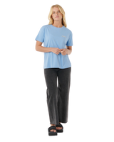 Summer Relaxed T-Shirt in Mid Blue