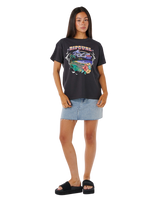 Pacific Rider T-Shirt in Washed Black