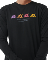 The Rip Curl Mens Surf Revival Hoffman Long Sleeve T-Shirt in Black