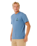 VaporCool Search Stack T-Shirt in Bluefin