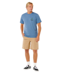 VaporCool Search Stack T-Shirt in Bluefin