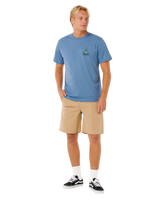 VaporCool Search Stack T-Shirt in Bluefin