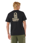 VaporCool Search Stack T-Shirt in Black & Olive