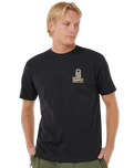 VaporCool Search Stack T-Shirt in Black & Olive