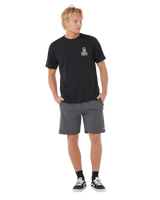 VaporCool Search Stack T-Shirt in Black & Olive