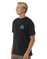 The Rip Curl Mens Vaporcool Search Trek T-Shirt in Black