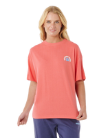 Luxe Surf Heritage T-Shirt in Watermelon