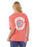 Luxe Surf Heritage T-Shirt in Watermelon