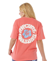 Luxe Surf Heritage T-Shirt in Watermelon