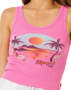 Hotel Malibu Vest in Super Pink