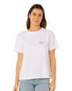 Poolside Relaxed T-Shirt in Optical White