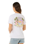 Poolside Relaxed T-Shirt in Optical White