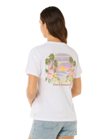 Poolside Relaxed T-Shirt in Optical White