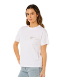 Poolside Relaxed T-Shirt in Optical White