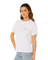 Poolside Relaxed T-Shirt in Optical White