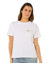 Poolside Relaxed T-Shirt in Optical White