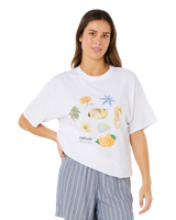 Poolside Heritage T-Shirt in Optical White