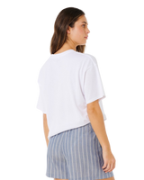 Poolside Heritage T-Shirt in Optical White