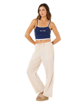 The Rip Curl Womens Surf Revival Layered Tank Top in Dark Navy