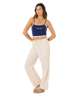 The Rip Curl Womens Surf Revival Layered Tank Top in Dark Navy