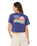 Surf Side Cropped T-Shirt in Navy