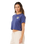 Surf Side Cropped T-Shirt in Navy